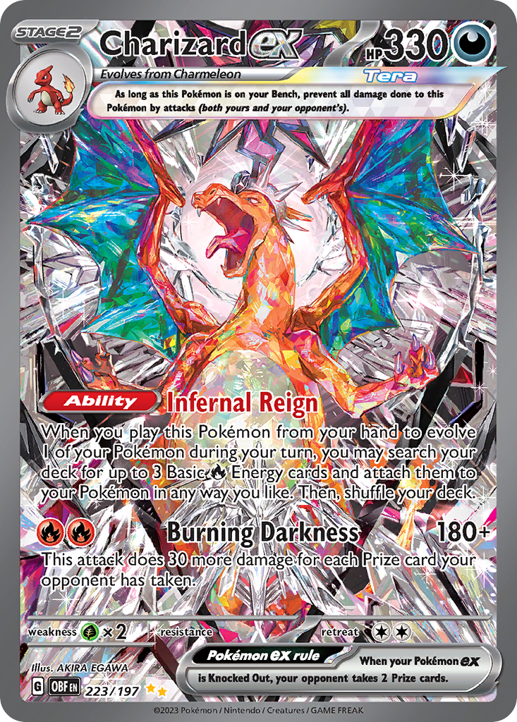 Charizard ex illustration