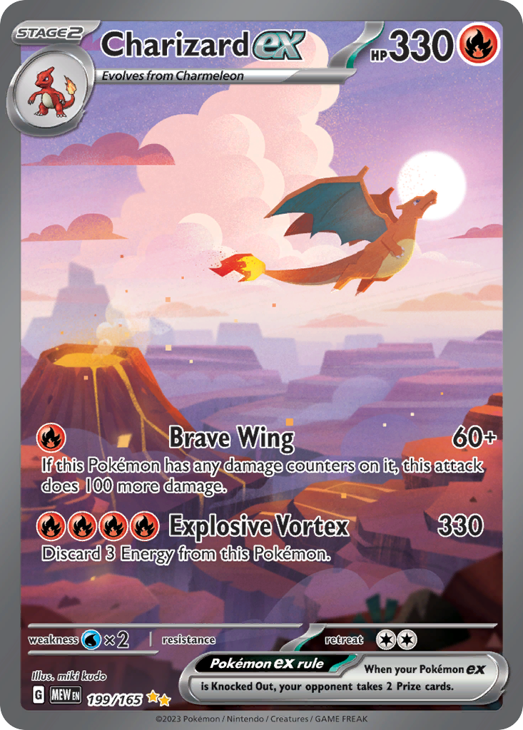 Charizard ex Pokémonkort